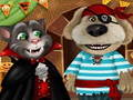 Spil Taler Tom og Angela Halloween -fest online