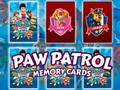Spil Paw Patrol hukommelseskort  online