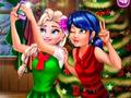 Spil Mariehøne og Elsa Xmas Selfie  online