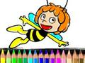 Spil Tilbage til skolen Maja the Bee Malebog  online