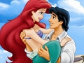 Spil Havfrue Ariel Prinsesse puslespil  online