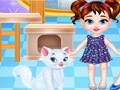 Spil Baby Taylor Kitty omsorgsfuld dag online