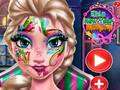 Spil Elsa nytårs makeup  online