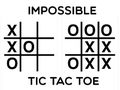 Spil Umulig tic tac toe  online