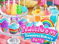 Spil Rainbow Desserts Bageri Party online