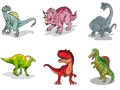 Spil Dino kort  online