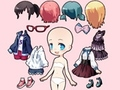 Spil Chibi Anime prinsessedukke  online