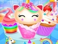 Spil Unicorn Mermaid Cupcake Madlavning Design  online