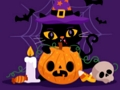 Spil Grumpy Halloween Cats stiksav  online