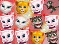 Spil Talking Tom Match 3 online
