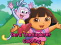 Spil Dora Explorer Farvelægning  online