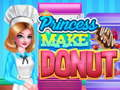 Spil Prinsesse laver donut madlavning  online