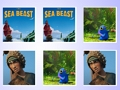 Spil Sea Beast Memory Card Match online