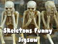 Spil Skeletter Funny Jigsaw  online