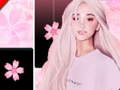 Spil Ariana Grande klaverfliser Pink, musik og magi  online
