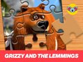Spil Grizzy og Lemmings Jigsaw Puzzle Planet online