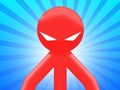 Spil Red Stickman vs Monster School online