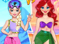 Spil Kamp om sommer vs vinter prinsesser  online