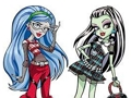 Spil Malebog til Monster High  online