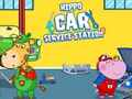 Spil Hippo bil servicestation online