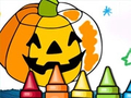 Spil Halloween farvelægning spil  online