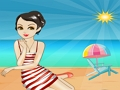 Spil Beach Girl Dressup online