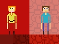 Spil Stickman Steve vs Alex Nether online