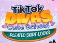 Spil TikTok Divas søde skoleplisserede nederdellooks  online