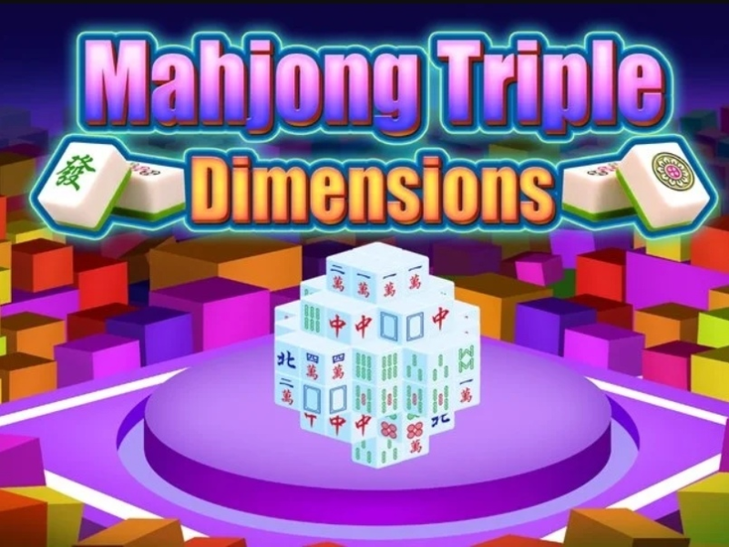 Spil Mahjong tredobbelt dimensioner online