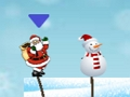 Spil Santa Snowman Jump online