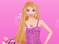 Spil Barbie shopping kjole  online