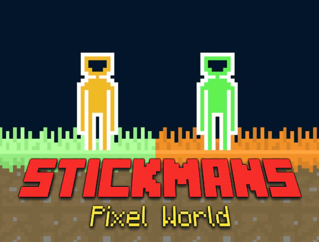 Spil Stickmans Pixel World online