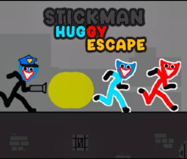 Spil Stickman Huggy Escape online