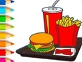 Spil Malebog: Hamburger  online