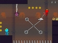 Spil Rød og blå Stickman 2  online