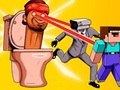Spil Skibidi Toilet og Nubik Survivors  online