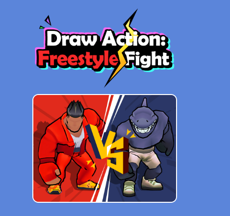 Spil Action tegning: Freestyle Wrestling  online