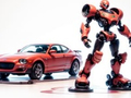 Spil Malebog: Robot og bil  online