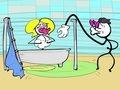 Spil Stickman troldetyv puslespil  online