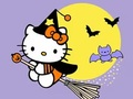 Spil Malebog: Kitty Halloween  online