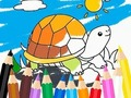 Spil Malebog: Sunny Turtle  online