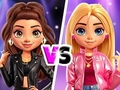 Spil Lovie Chics sort vs lyserød stil  online