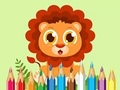 Spil Malebog: Baby Lion  online
