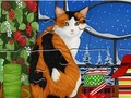 Spil Jigsaw Puzzle: Julekat  online