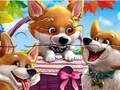 Spil Jigsaw -puslespil: Sjove Corgis online