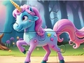Spil Jigsaw Puzzle: Magic Forest Unicorn online