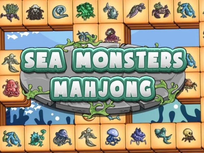 Spil Havmonstre Mahjong online