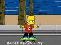 Spil Bart Simpson skateboarding  online