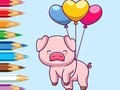Spil Malebog: Ballongris  online