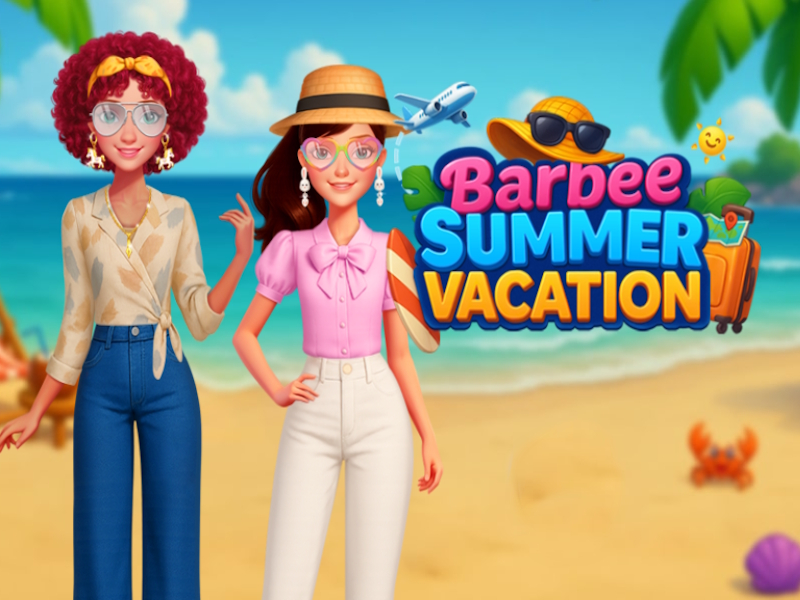 Spil Barbee sommerferie online